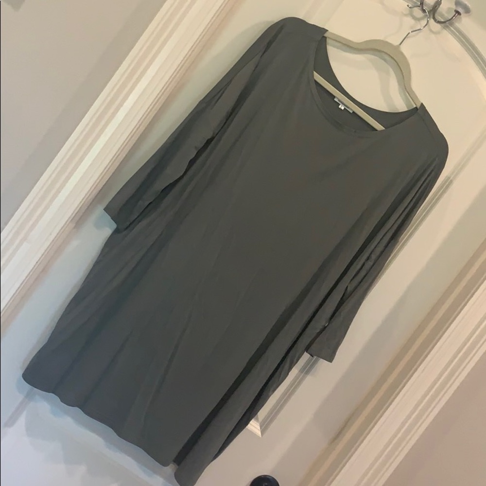 Olive Tunic Length Piko